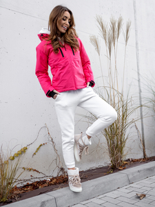 Chaqueta deportiva de invierno para mujer rosa Bolf HH012