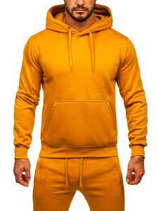 Conjunto con capucha para hombre camel Bolf D003
