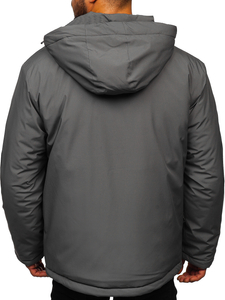 Chaqueta deportiva de invierno para hombre grafito Bolf HH011