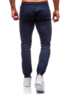 Pantalón jogger para hombre azul marino oscuro Bolf 1145