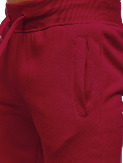 Pantalón jogger de chándal para hombre burdeos Bolf XW01-A