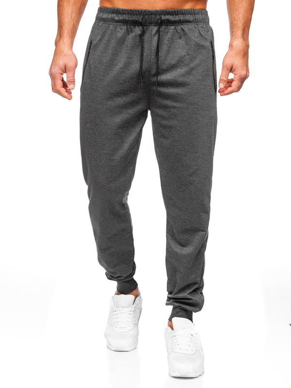 Pantalón jogger de chándal para hombre grafito Bolf JX6105