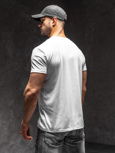 Camiseta estampada para hombre color blanco Bolf Y70052