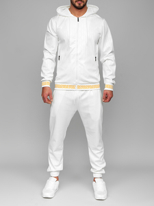 Chándal con capucha para hombre blanco Bolf 3A161