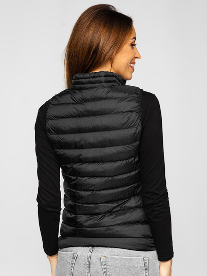 Chaleco acolchado para mujer negro Bolf 23077