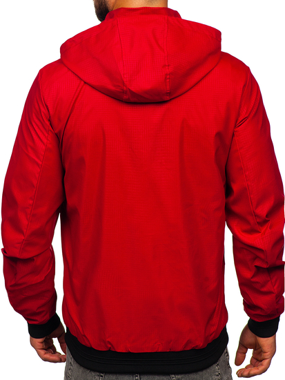 Chaqueta de entretiempo para hombre rojo Bolf 7349