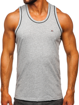 Camiseta de tirantes anchos gris Bolf 14276