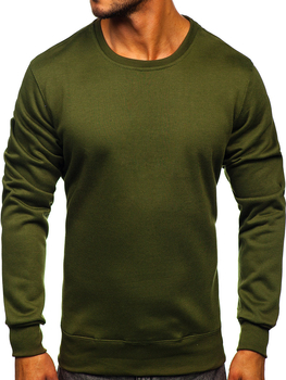Sudadera sin capucha para hombre oliva Bolf 2001