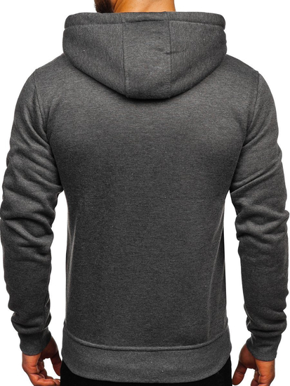 Sudadera con capucha para hombre antracita Bolf 2009