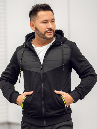 Chaqueta de entretiempo para hombre negro Bolf KS2149