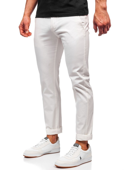 Pantalón chino para hombre blanco Bolf 1143
