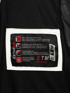 Chaqueta de invierno de esquí para hombre negro y verde Bolf 1910