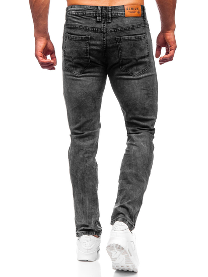 Pantalón vaquero regular fit para hombre negro Bolf K10010-2