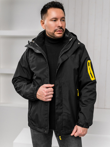 Chaqueta deportiva de invierno para hombre negro Bolf 5M3263A1