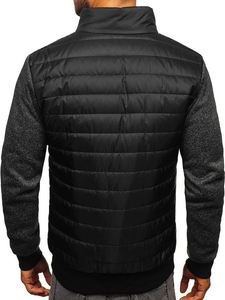 Chaqueta de entretiempo para hombre negro Bolf TY50