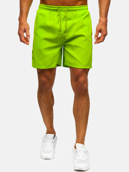Hombre Bañador Verde-Neon Bolf QD35