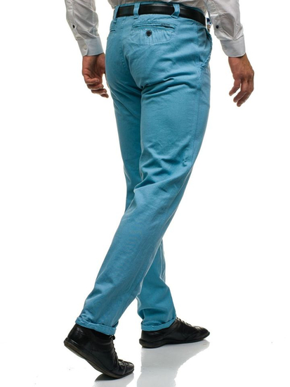 Pantalón chino para hombre azul claro Bolf 6188