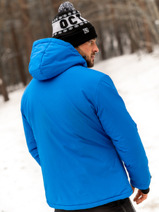 Chaqueta deportiva de invierno para hombre azul Bolf HH011