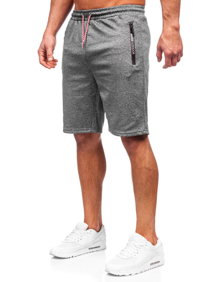 Pantalón corto de chándal para hombre grafito Bolf 8K200