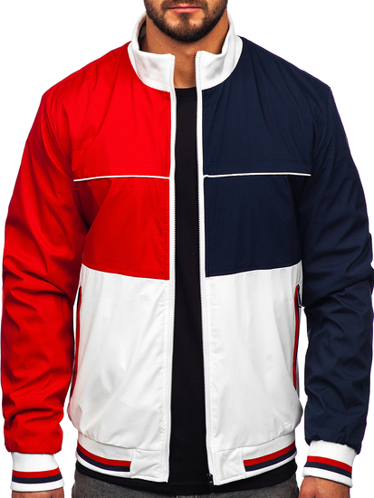 Chaqueta bomber de entretiempo para hombre multicolor Bolf 84M3003