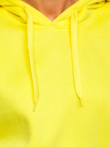 Sudadera tipo caguro para mujer amarillo y fluorescente Bolf W02B