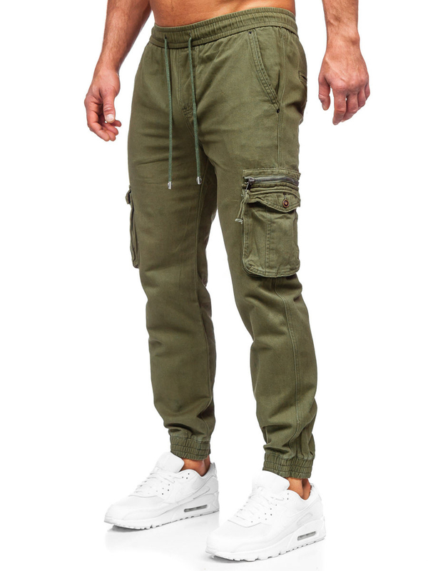 Pantalón cargo jogger para hombre caqui Bolf MP0181MV
