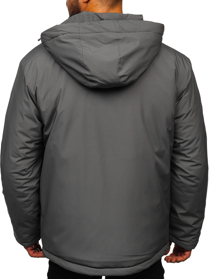 Chaqueta deportiva de invierno para hombre grafito Bolf HH011