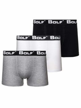 Bóxer para hombre multicolor-1 Bolf 0953-3P 3 PACK