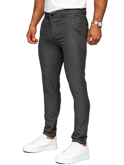 Pantalón chinos de tela para hombre grafito Bolf 0041