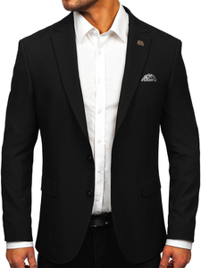 Hombre Blazer elegante Negro Bolf 025