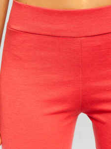 Leggings para mujer rosa salmón Bolf YW01058A1