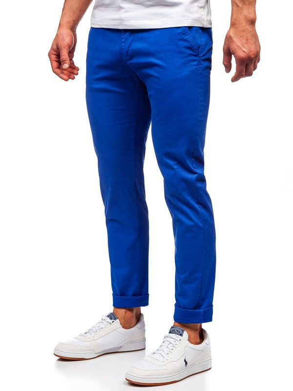 Pantalón chino para hombre color cobalto Bolf 1146