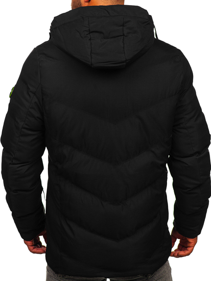 Chaqueta de invierno para hombre negro Bolf 5M3137