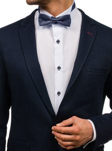 Pajarita elegante para hombre gris grafito Bolf M001