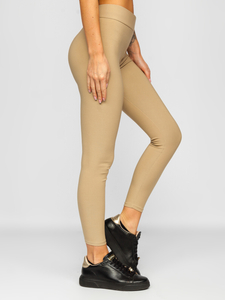 Leggings para mujer beige Bolf YW01053A1