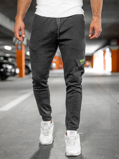 Pantalón jogger de combate para hombre grafito Bolf HW2173