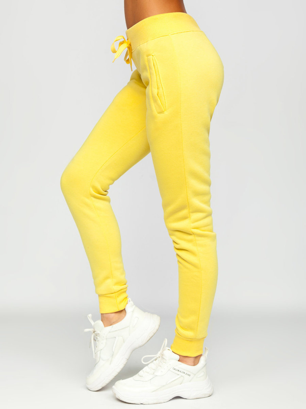 Pantalón deportivo para mujer color amarillo Bolf CK-01-33