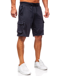 Pantalones cortos cargo para hombre Azul oscuro Bolf 8K1505
