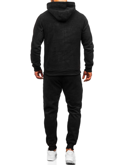 Chándal con capucha para hombre negro Bolf 3A150