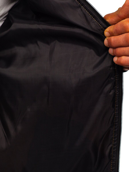 Chaqueta de entretiempo bomber para hombre camel Bolf MY-01