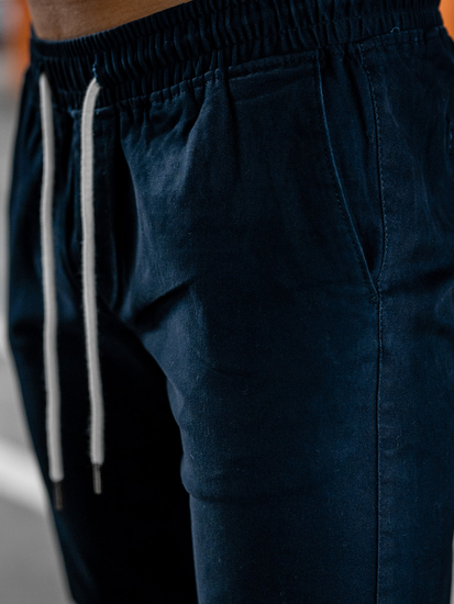 Pantalón jogger para hombre azul marino oscuro Bolf 1145