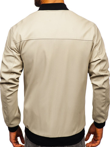 Chaqueta de cuero para hombre crudo Bolf 6124