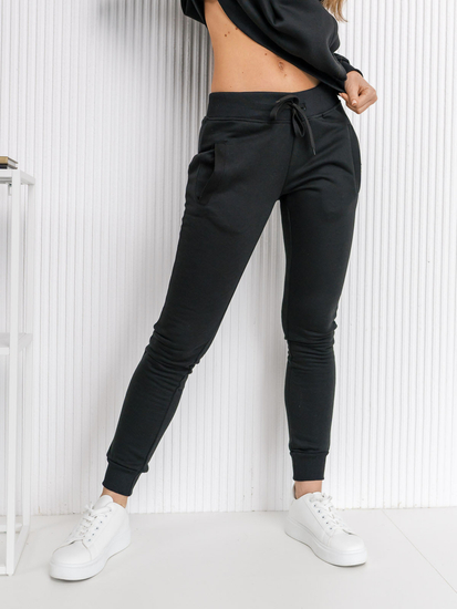 Chándal con capucha para mujer negro Bolf 20382
