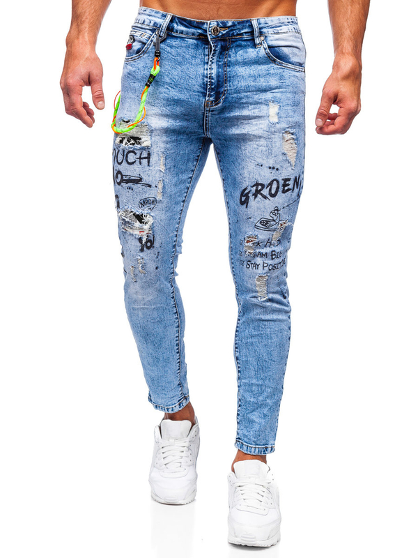 Pantalón vaquero para hombre azul Bolf TF150