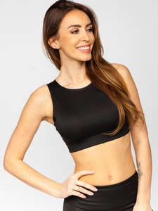 Conjunto deportivo de dos piezas para mujer negro Bolf XL014A1