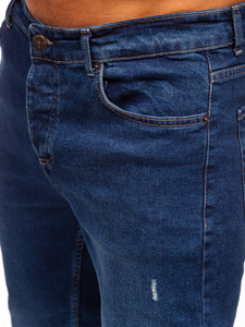 Pantalón vaquero slim fit para hombre azul oscuro Bolf 6561