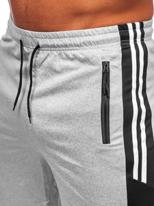 Hombre Shorts Gris Bolf 68006