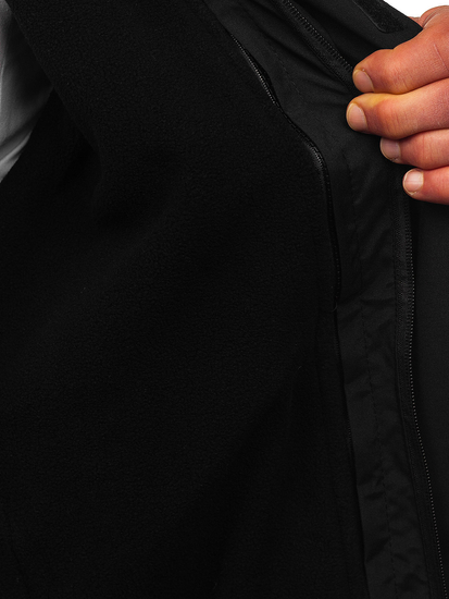 Chaqueta deportiva de primavera/invierno 2en1 para hombre negro Bolf 5M3263