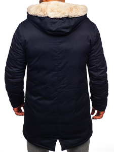 Chaqueta parka de invierno para hombre azul oscuroBolf 22M39