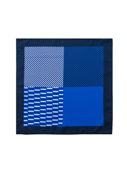 Pañuelo de bolsillo para hombre color azul real Bolf PO34